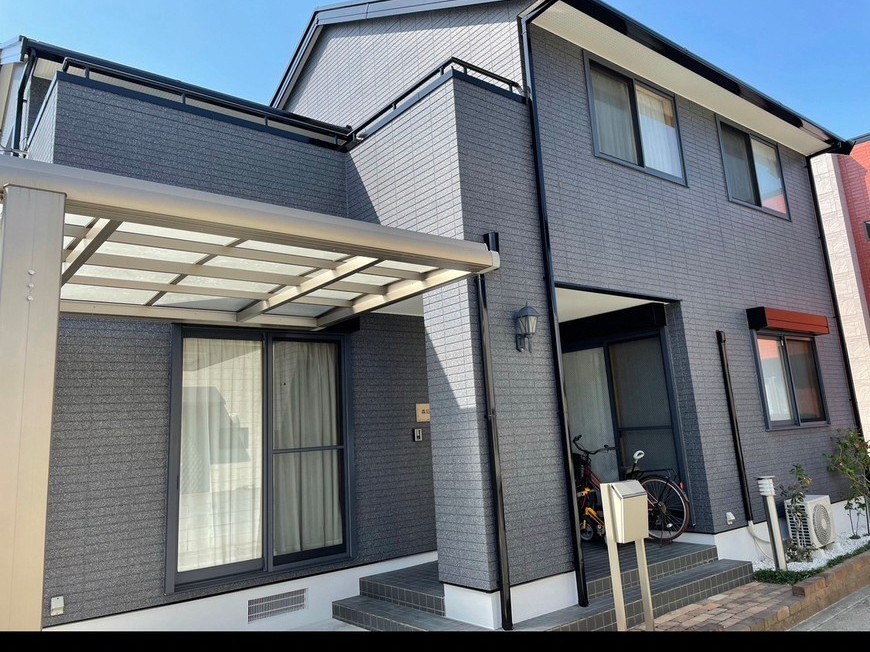 姫路市飾磨区にて外壁塗装・屋根塗装・コーキング補充の施工後写真