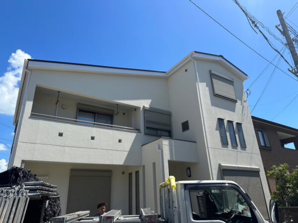 姫路市飾磨区にて外壁塗装・屋根塗装の施工後写真